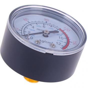 Barometer 13Mm 1/4 Bsp Draad 0-180 PSI, 0-12 Bar Dubbele Schaal