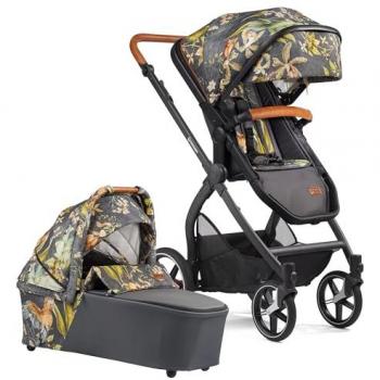 Kombi-Kinderwagen GESSLEIN FX4 Soft+ mit Babywanne C3 und Babyschalenadapter