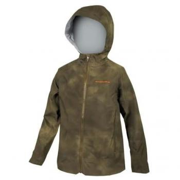 Endura Fahrradjacke Kinder MT500 JR wasserdichte Jacke Tweedgrün