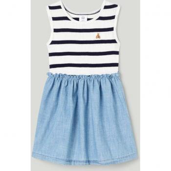 Estilo Gap Juvenil: Vestido Combinado