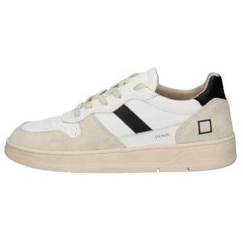 Sneakers D.A.T.E. Court 2.0 in Pelle Bianco Uomo Taglia 40 con Design Elegante e Comfort Estremo