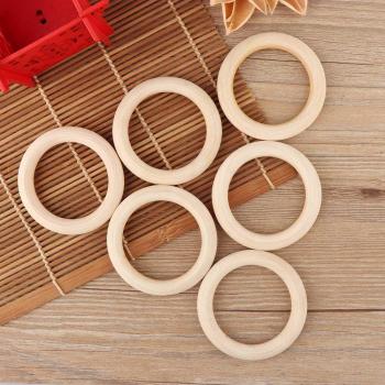 Anneaux de dentition artisanaux en bois