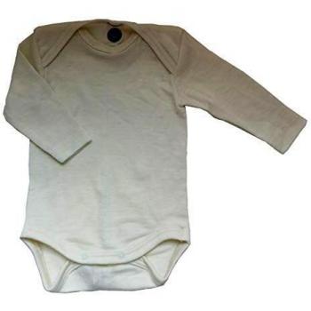 Cosilana Baby Langarm Body 70% Wolle 30% Seide