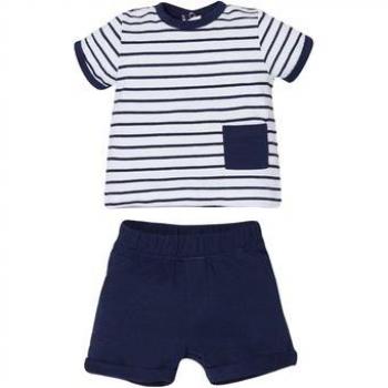 OVS T-Shirt und Short Set Schwarz Iris