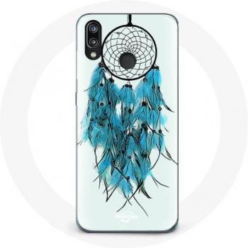 Huawei P20 Lite Case with Blue Dreamcatcher Pattern