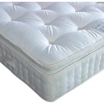 Signature Pillow Top Mattress with 2000 Pocket Springs in Natural