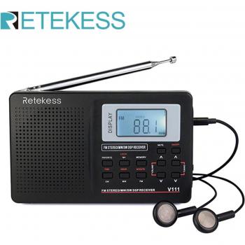 Alarma y Reloj FM/MW/SW Retekess V111