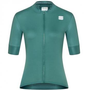 Sportful Women's XS Shrub Green Short Sleeve T-Shirt