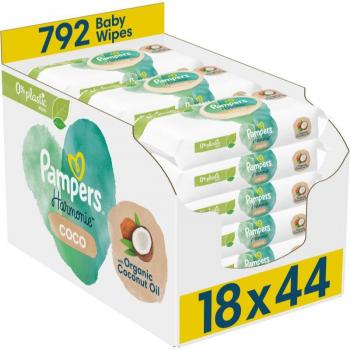 Pampers Harmony Coco Våtservetter, 792 st (18 x 44)
