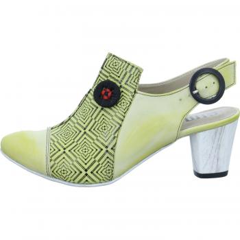 Simen Sling-Pumps Damen 117A Gelb Größe 38