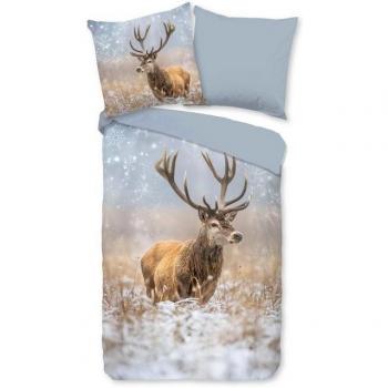 Good morning Wendebettwäsche »Jolly«, Biber, 135x200, Wende-Design