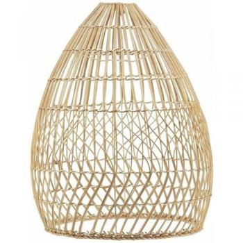 Abat-jour en rotin naturel ovale