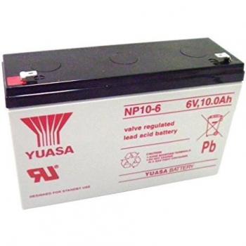Batería de plomo YUASA NP10-6 6V 10Ah F4.8