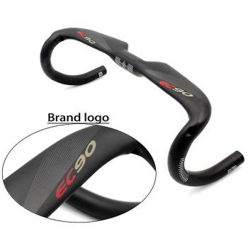 Poignée de guidon vélo EC90 – design plein carbone, couleur matte