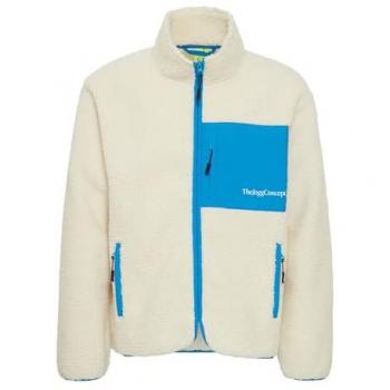 Fellimitatjacke für Herren in Beige