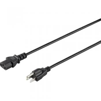 Sygonix Black IEC C13/C14 Cable 2.00 m