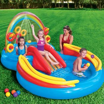 Parc d'eau Intex Rainbow Ring 57453NP