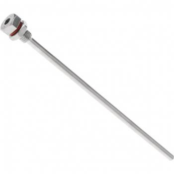 Termowell Sensor de Temperatura L35‑300 mm, Acero Inoxidable, Rosca M10X1.5 OD6 mm