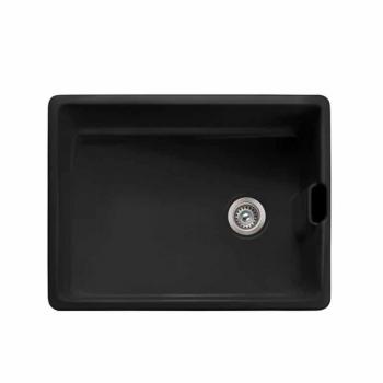 Rangemaster CGR595mB Grange Belfast Sink Matt Black 595 x 455mm