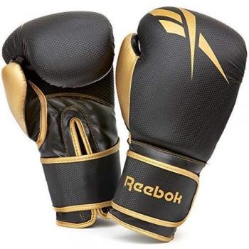 Reebok Boxhandschuhe 12oz, Gold/Schwarz