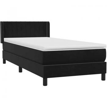 Soffitto di Molle 90x220 cm in velluto nero
