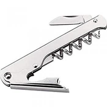 Sacacorchos camarero con navaja iris 2342-cr, 2 x 1.5 x 11.5 cm
