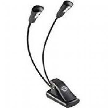 K&M 12244 Dual Music Stand Flexlight Dual LED