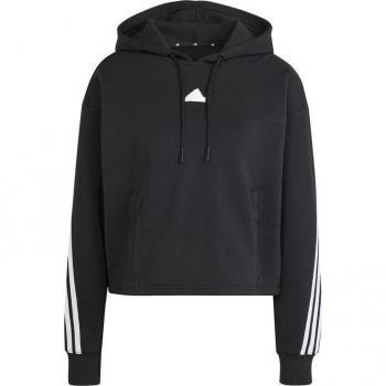 Adidas Sweatshirt Future Icons 3-Stripes IP1533 Schwarz Loose Fit M Damen