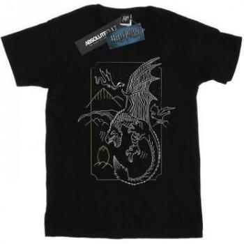 Harry Potter Herren T-Shirt mit Drachenlinie