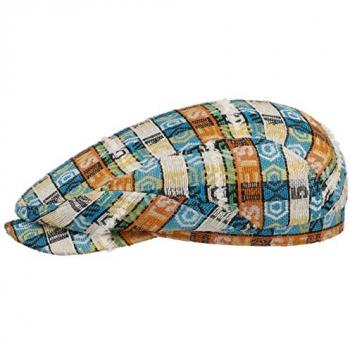 Stetson Driver Flat Cap, Jacquard, Size S (54-55 cm), Mixed Colours