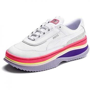 Weiße PUMA Damen-Trainer Deva 90s Pop