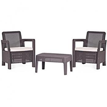 Set muebles Tarifa Balcony marrón