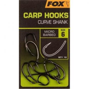 Fox Black Curve Shank Hooks Size 2