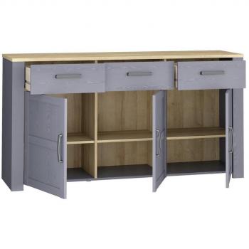 FORTE Sideboard »Bohol«, Breite 166 cm  Riviera Oak/Navy Oak // Navy Oak