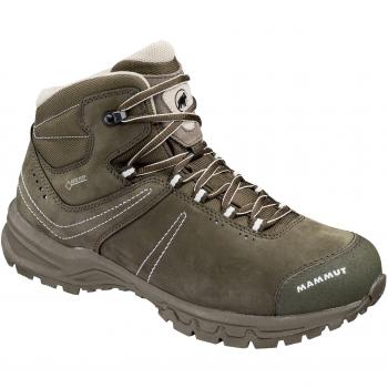 Damen Trekkingschuh Nova III Mid GTX®, Grau (bark-white), Größe 38