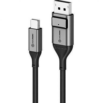 ALOGIC ULMDPDP01-SGR Mini DisplayPort to DisplayPort Cable 1M