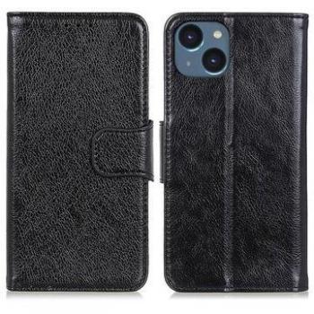 Portafoglio in Pelle Nera per iPhone 14 Serie