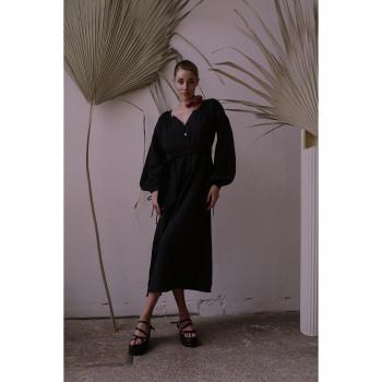 Abito Helen in muselina nera M/L