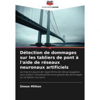 Mitton, Simon: Détection de dommages sur les tabliers de pont à l'aide de réseaux neuronaux artificiels