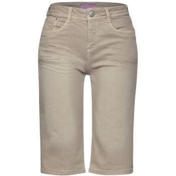 Bermuda femme en denim marron Street One taille 33