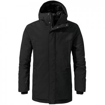 Parka d'hiver Crivat pour homme en noir