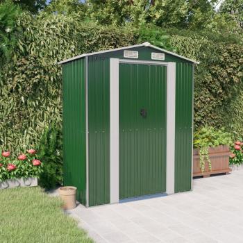 Gartenlager Grün 192x108x223 cm Verzinkter Stahl