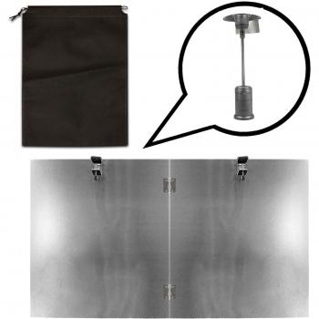 Portable Propane Patio Heater with Heat Reflector and Storage Bag