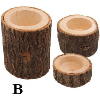 Desktop Wooden Candle Holder