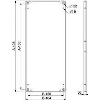 Montaggio Rack APC NSYMP186 Acciaio Zincato Grigio