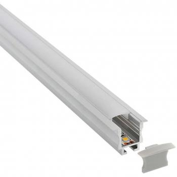 Perfil Alumínio Teito Mini 2m – Lâmpadas LED Encastradas
