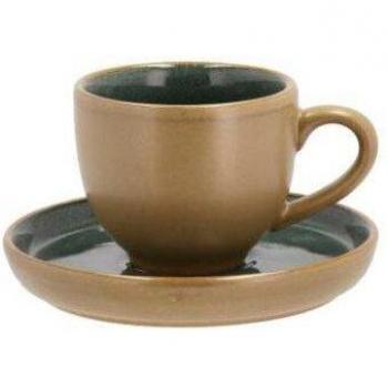 Tasse espresso WOOD en grès Bitz