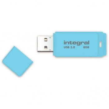 Integral 8GB USB3.0 DRIVE PASTEL BLUE SKY