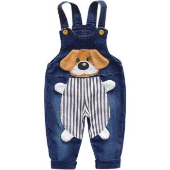 Pelele de vaquero para bebés y niños pequeños, mono de manga larga con estampado de dibujos animados, 1-3 años