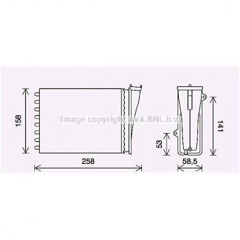 Radiador AVA QUALITY COOLING PE6413